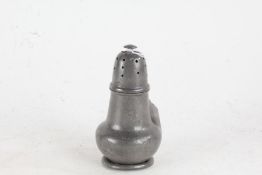 Liberty & Co Tudric pewter sugar sifter, the domed cover above a baluster body, numbered 01389 to