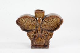 Chinese porcelain vase modelled as a butterfly, impressed mark and D & S Howlett collection label to