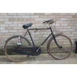 Mid 20th Century Raleigh "sports model" gentlemans bicycle, with Sturmey Archer gear change to the