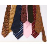Collection of assorted ties, to include some silk examples (qty)