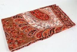 Paisley pattern shawl, approx. 100cm x 200cm