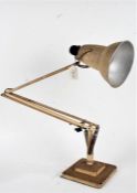 Herbert Terry & Sons anglepoise lamp, (in need of rewiring)