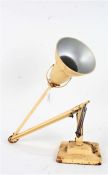 Herbert Terry & Sons beige angle poise lamp (in need of rewiring)