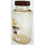 Mid 20th century Sharp's sweet jar, with bakelite lid