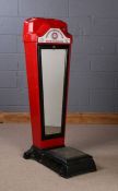 1930's Weight and Fortune scale, manufactured by Watling Scale Co. Chicago U.S.A, with red painted