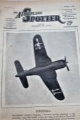 Collection of The Aeroplane Spotter magazines from the 1940's, housed in six folders (6)