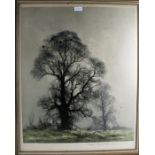 David Shepherd, two coloured prints, one entitled 'Melting Snow', each with hand written