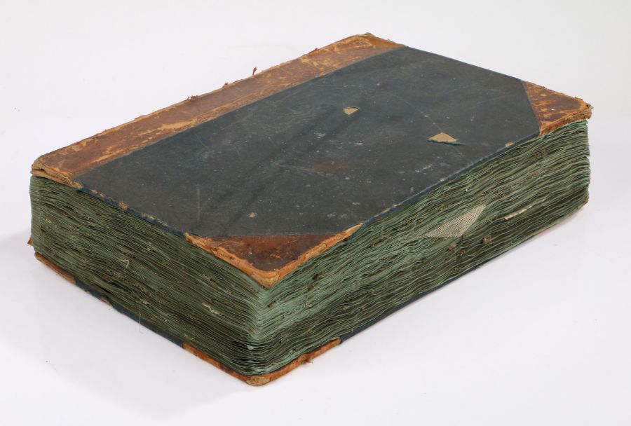 Victorian lace collectors folio, the large book made up with approximately seventy-eight pages - Image 2 of 2