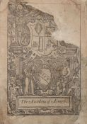 Gerard Leigh, 16th Century, The Accedens of Armory, London Richard Tottel, 1576 third edition