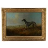 Follower of Samuel Spode, (active 1825-1858) British 19th Century school, Hare Coursing, a grey