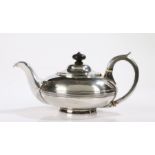 George IV silver teapot, York 1829, maker James Barber, George Cattle II & William North, the