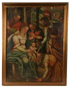 Early 17th Century North European School, circa 1600's, Adoration of the Magi, the three Magi