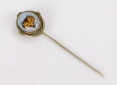 Essex crystal style stick pin depicting a fox