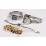 Collection of wristwatches, to include seiko quarts movement with a date aperture together with
