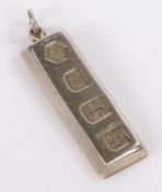 Silver Ingot, 30.2 grams