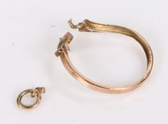 9 carat gold pendant mount, AF, 1.5 grams