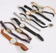 Collection of ladys and gentlemens wristwatches (10)