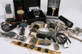 Wristwatches to include Sekonda, Citizen, Pulsar, Ellesse, Accurist, Mappin & Webb cocktail watch