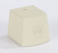 Rolex watch stand, with raised crown logo, 3.5cm high