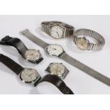 Gentlemen's wristwatches, to include Sekonda, Everite Automatic, Seiko Quartz, Altitude, Timex, Zeon