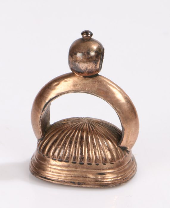 Large 19th Century watch chain seal, with an monogram to the seal, 40mm high