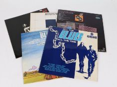 5 x Blues LPs. Lonnie Johnson - Tomorrow Night (GD-5039X(2)), two-record set. Leadbelly -