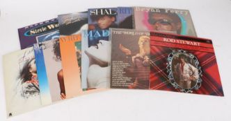 11 x Mixed Pop/Rock LPs. David Bowie - The World Of David Bowie (SPA 58). Rita Collidge - The Very