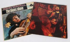 2 x John Mayall LPs. The Blues Alone (ACL 1243). Bare Wires (SKL 4945).