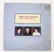 Manic Street Preachers - Everything Must Go LP (483930 1), with fold-out poster/lyric sheet.Vinyl;