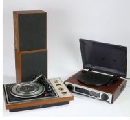 Bush Scene One Turntable together with a Turntable/Tuner and a pair of Rank Speakers.79