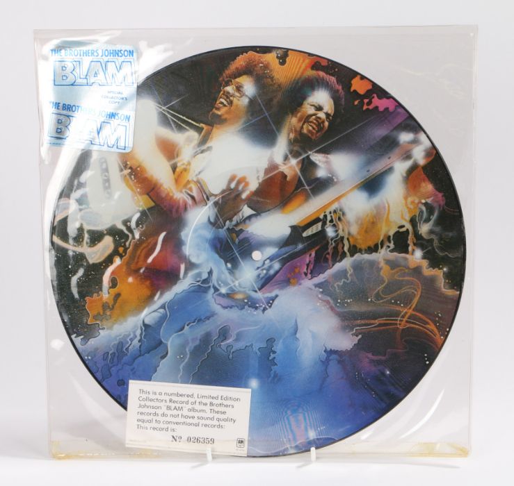 The Brothers Johnson - Blam LP, Ltd edition picture disc No 026359 (A&M 4714)