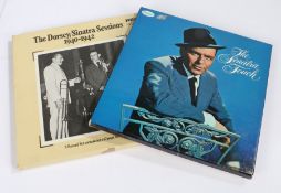 2 x frank Sinatra box sets. The Dorsey/Sinatra Sessions 1940-1942 (SD 1000), 6-record set with 12