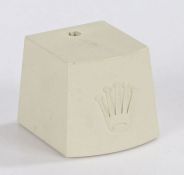 Rolex watch stand, with raised crown logo, 3.5cm high