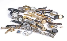 Gentlemen's and ladies wristwatches, to include Lorus, Westclox, Seiko, Montine etc. (qty)