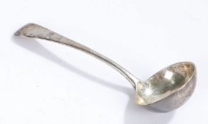 Edward VII silver ladle, London 1904, maker Goldsmiths & Silversmiths Company Ltd. with old