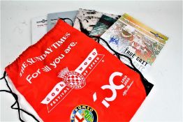 Formula one and Goodwood Festival of Speed ephemera, to include programmes, passes, models etc. (