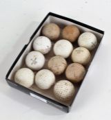 Twelve vintage Dunlop golf balls (12)