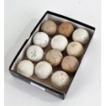 Twelve vintage Dunlop golf balls (12)