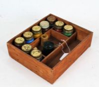Artist's Winsor & Newton paint, housed in a fitted tray