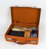 Collection of drawing instruments, to include a Precision Original Lotter set,  Rotring, Winsor &