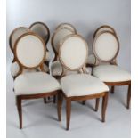 John Lewis Hemingway dining suite, comprising extending dining table, eight chairs with oval back