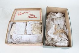 Collection of crochet and lace, to include edgings etc.