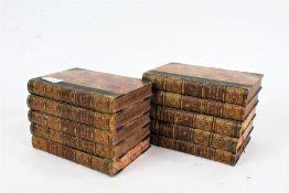 Boswell's Life of Johnson ten volumes 1835 leather bound (10)