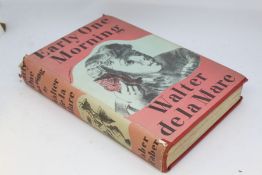 Walter De La Mare, Early One Morning, 1st edition, London, Faber & Faber Limited, with dust jacket