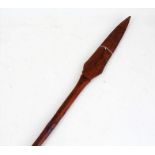 Southern African short hardwood spear, 106cm long