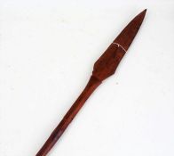 Southern African short hardwood spear, 106cm long