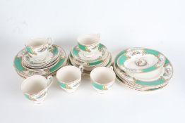 Myott & Son, collection of 'Chelsea Bird' dinner and tea ware, to include soup bowls, dinner plates,