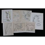 Collection of maps depicting coastlines, canals and rivers, to include "Canal de Noel", "A Map of
