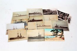 Collection of postcards, to include three depicting the funeral procession of the late King Edward