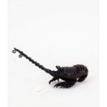 Japanese style bronze lobster, 20cm long